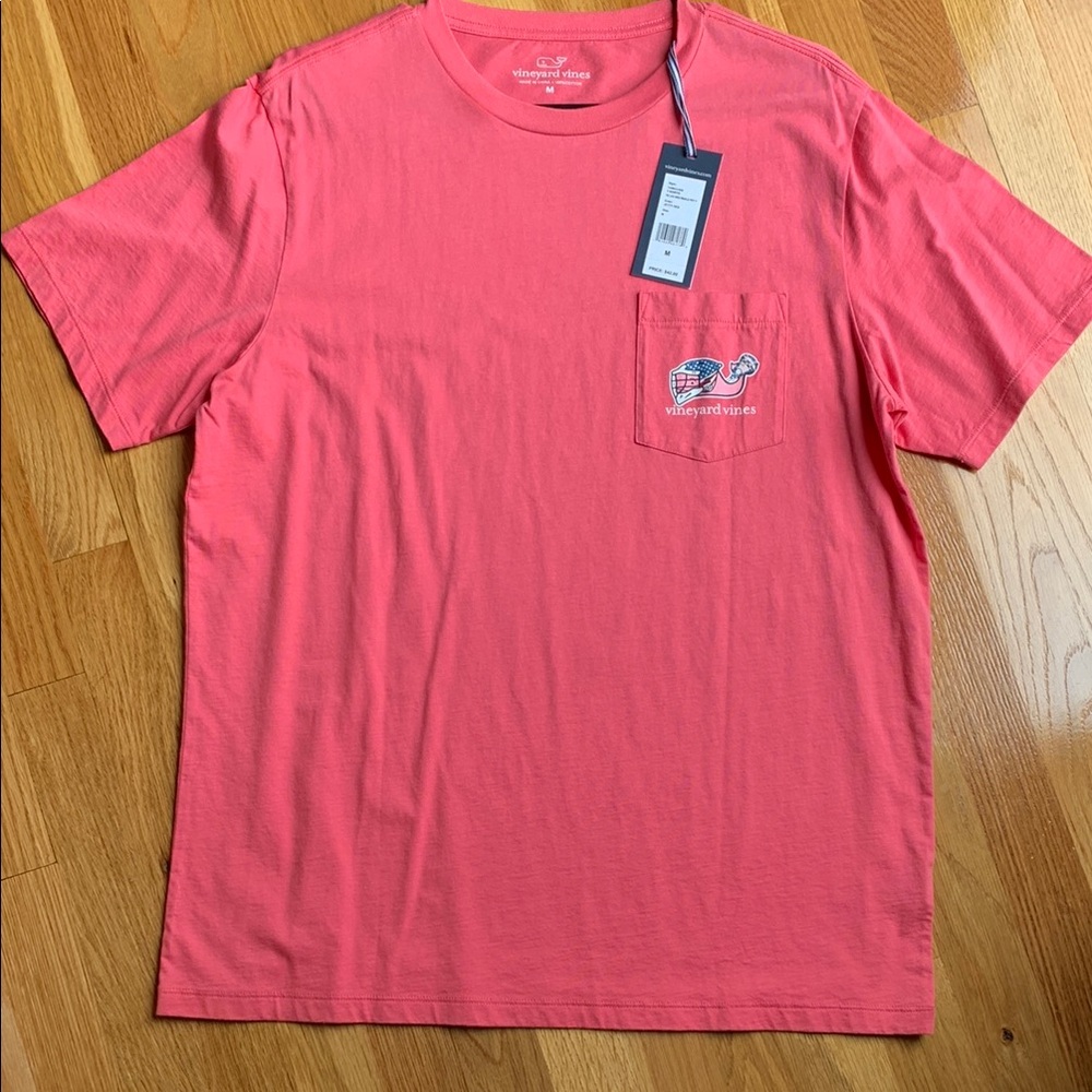 Vineyard Vines Pink Short Sleeve Tee